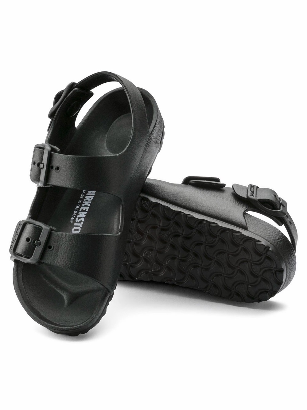 🖤 Birkenstock Milano Kids EVA Sandal | Black | Size 25 (US 7–7.5) - Picture 3 of 9